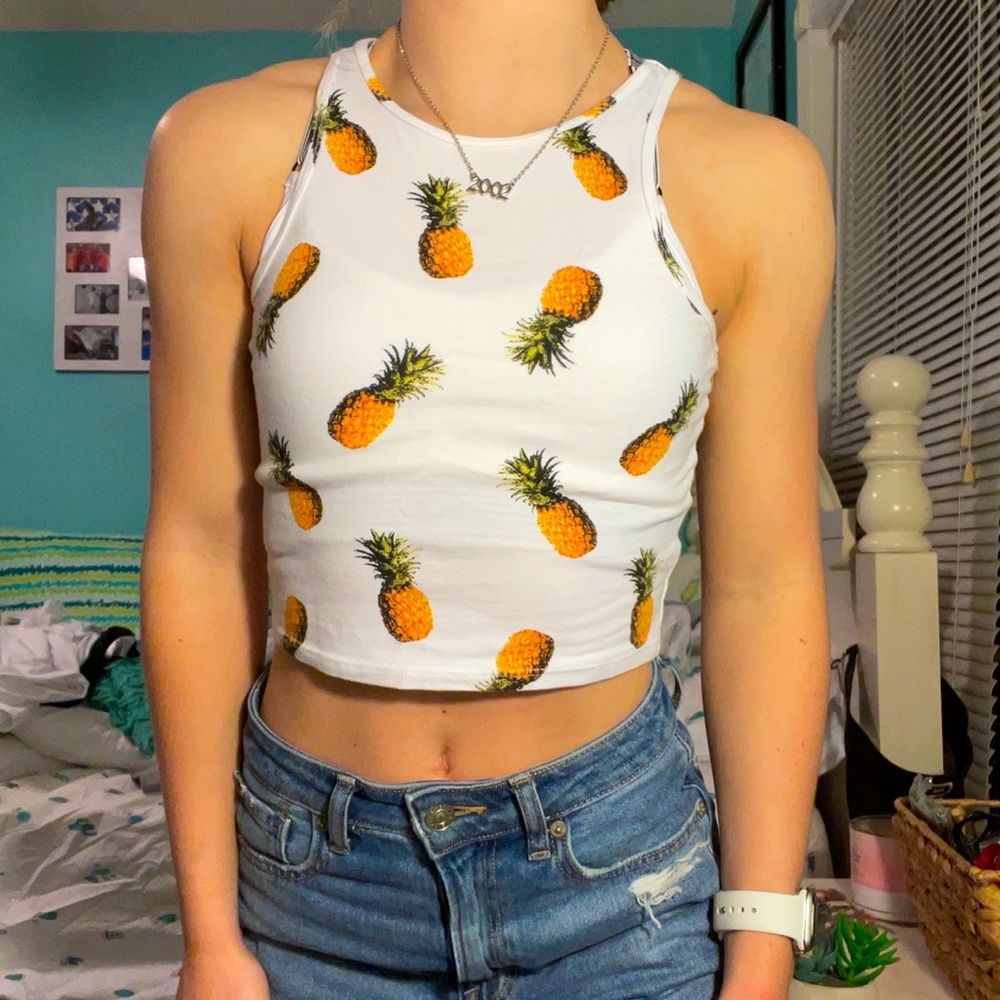 Pineapple Crop Top
